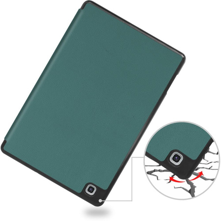 Etui Bizon Case Tab Lizard do Galaxy Tab S6 Lite 2024/2022/2020, ciemnozielone