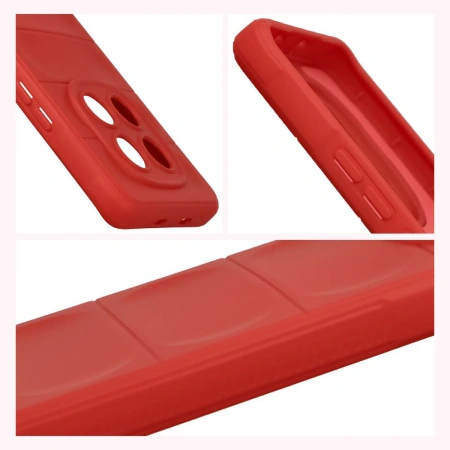 Pancerne etui Bizon Case Tur do Xiaomi Redmi Note 15 4G, czerwone