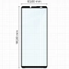Szkło hartowane Bizon Glass Edge Duo do Sony Xperia 10 VI, czarna ramka, 2 sztuki