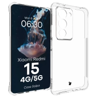 Elastyczne etui Bizon Case Salpa do Xiaomi Redmi 15 4G / 5G, przezroczyste