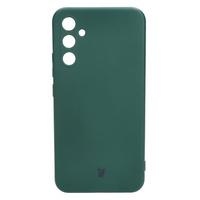 Etui Bizon Case Silicone do Galaxy A34 5G, ciemnozielone