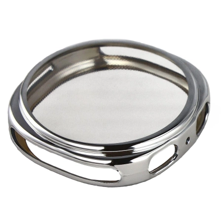 Etui z osłoną ekranu Bizon Case Watch Felipe do Galaxy Watch 8 44 mm, srebrne