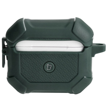 Etui Bizon Case Headphone Armor do Apple Airpods 3, ciemnozielone