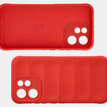 Pancerne etui Bizon Case Tur do Oppo Reno 15 F / FS, czerwone