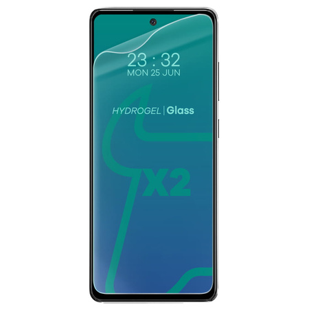 Folia hydrożelowa na ekran Bizon Glass Hydrogel Front Duo do Galaxy A52s 5G, A52 4G/5G, 2 sztuki