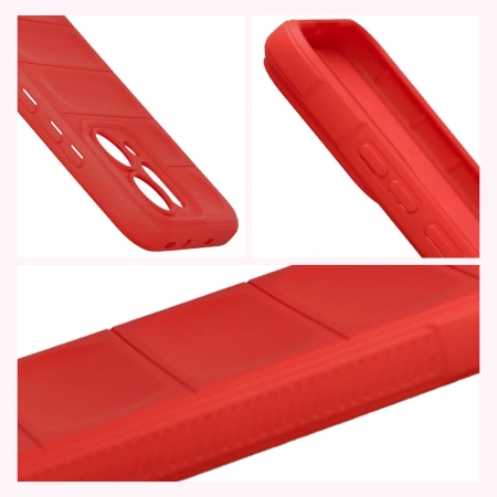 Pancerne etui Bizon Case Tur do Oppo Reno 14, czerwone