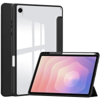 Etui z klapką Bizon Case Tab Clear Matt do Galaxy Tab S11, czarne