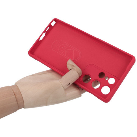 Pancerne etui Bizon Case Tur do Galaxy S23 Ultra, czerwone