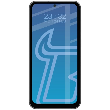 Szkło hartowane Bizon Glass Edge Duo do Galaxy S23 FE, czarna ramka, 2 sztuki