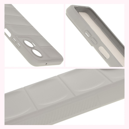 Pancerne etui Bizon Case Tur do Motorola Moto G35 5G, jasnoszare
