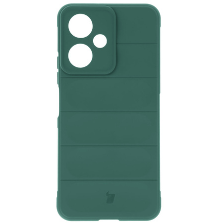 Pancerne etui Bizon Case Tur do Xiaomi Redmi 13C 5G, ciemnozielone