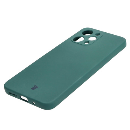 Etui Bizon Case Silicone do Xiaomi Redmi 12, ciemnozielone