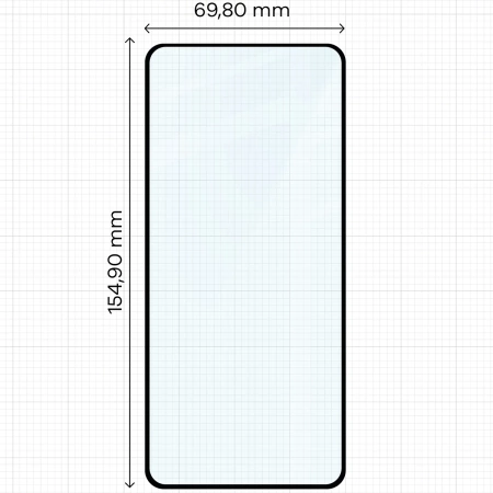 Szkło hartowane Bizon Glass Edge Duo do Xiaomi Redmi Note 11 / 11S 4G, czarna ramka, 2 sztuki