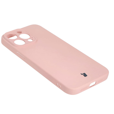 Etui Bizon Case Silicone do Apple iPhone 15 Pro Max, jasnoróżowe