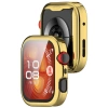 Etui z osłoną ekranu Bizon Case Watch Felipe do Huawei Watch Fit 4 Pro, złote