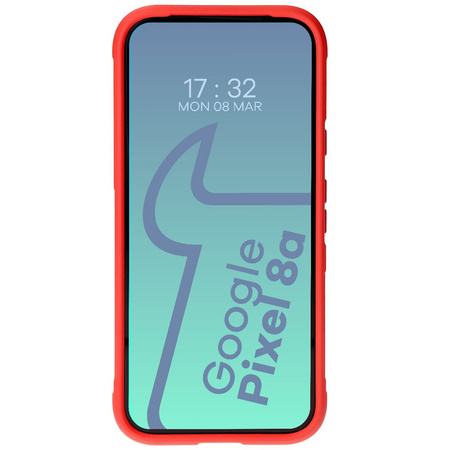 Pancerne etui Bizon Case Tur do Google Pixel 8a, czerwone