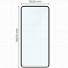 Szkło hartowane Bizon Glass Edge 3D do OnePlus 13, czarna ramka