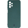 Etui Bizon Case Silicone do Galaxy A13 4G, ciemnozielone