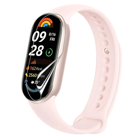Folia hydrożelowa na ekran Bizon Glass Watch Hydrogel do Xiaomi Smart Band 9, 2 sztuki