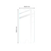 Szkło hartowane Bizon Glass Clear - 3 szt. + obiektyw, iPhone SE 2022/2020, 8/7