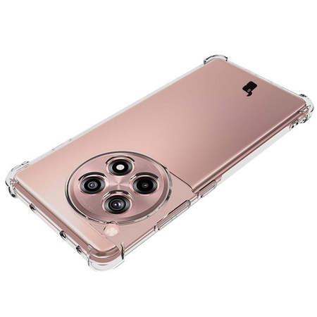 Etui + 2x folia Bizon Case Clear Pack do OnePlus 12R, przezroczyste