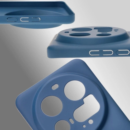 Etui Bizon Case Łupka do Xiaomi 15 Ultra, niebieskie