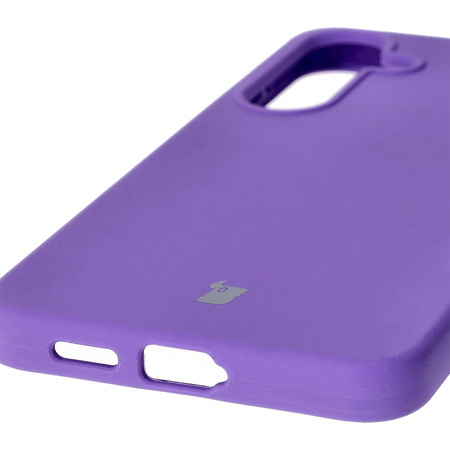 Silikonowe etui Bizon Soft Case do Galaxy S25 Plus, fioletowe