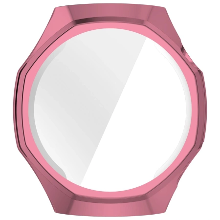 Etui z osłoną ekranu Bizon Case Watch Felipe do Huawei Watch GT6 Pro 46 mm, różowe