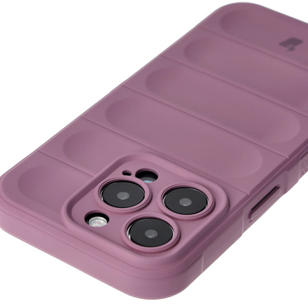 Pancerne etui Bizon Case Tur do iPhone 15 Pro, jasnofioletowe