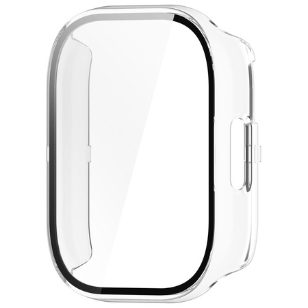 Etui ze szkłem do zegarka Bizon Case Watch Adamo do Xiaomi Redmi Watch 5 Lite, przeźroczyste