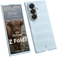 Pancerne etui Bizon Case Tur do Galaxy Z Fold7, błękitne