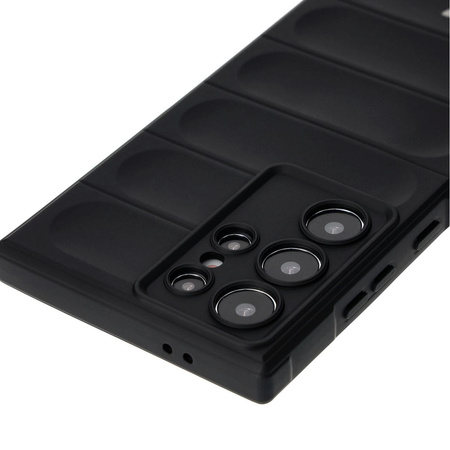 Pancerne etui Bizon Case Tur do Galaxy S24 Ultra, czarne