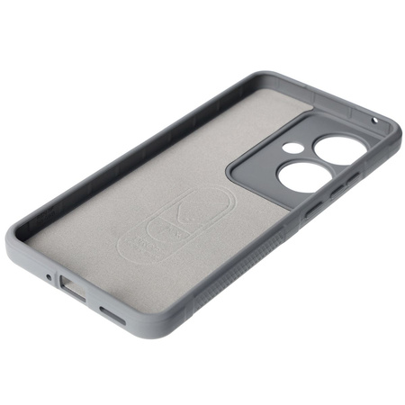 Pancerne etui Bizon Case Tur do Oppo Reno11 F 5G, jasnoszare