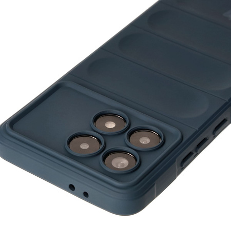 Pancerne etui Bizon Case Tur do Xiaomi Poco F6 Pro, granatowe