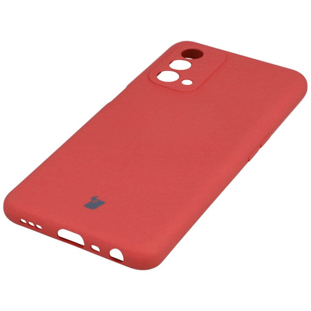 Etui Bizon Case Silicone do Oppo A93 5G, ciemny róż