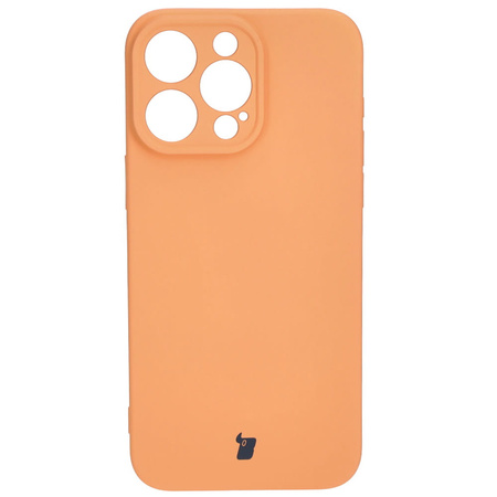 Etui Bizon Case Silicone do iPhone 15 Pro Max, pomarańczowe