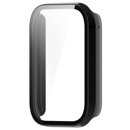 Etui Bizon Case+Glass Watch do Xiaomi Smart Band 8 Pro, czarne