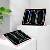 Etui Bizon Case Tab Clear Matt do iPad Pro 11" 5 gen. 2024, różowe