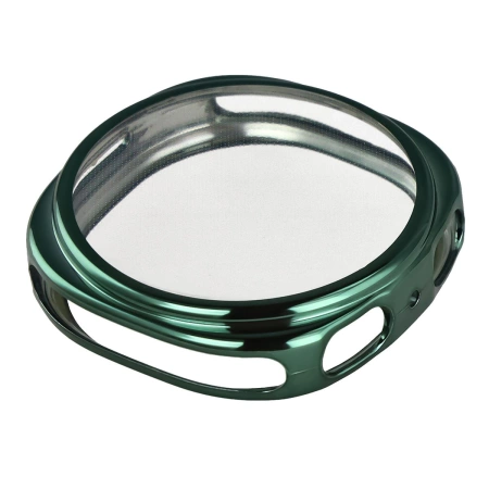 Etui z osłoną ekranu Bizon Case Watch Felipe do Galaxy Watch 8 40 mm, zielone