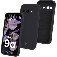 Silikonowe etui Bizon Soft Case do Google Pixel 9a, czarne