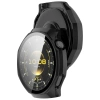 Etui ze szkłem do zegarka Bizon Case Watch Adamo do Huawei Watch GT6 Pro 46 mm, czarne