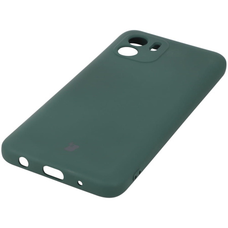 Etui Bizon Case Silicone do Xiaomi Redmi A1, ciemnozielone