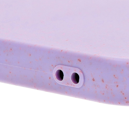 Ekologiczne etui Bizon Bio-Case do iPhone 14, fioletowe