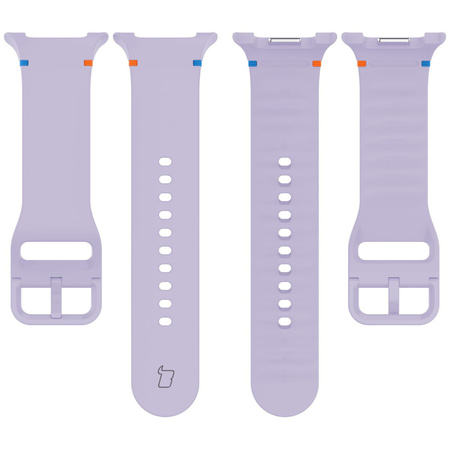 Silikonowy pasek Bizon Strap Watch Silicone do Galaxy Watch Ultra 47 mm, żółty