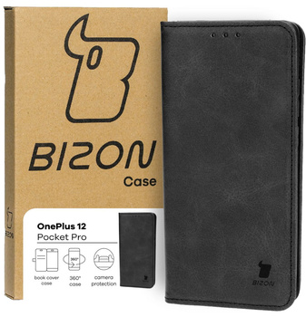 Etui z klapką Bizon Case Pocket Pro do OnePlus 12, czarne