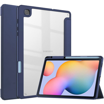 Etui Bizon Case Tab Clear Matt do Samsung Galaxy Tab S6 Lite 2024/2022/2020, granatowe