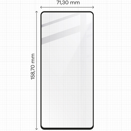 Szkło hartowane Bizon Glass Edge 2 do Galaxy M55 5G