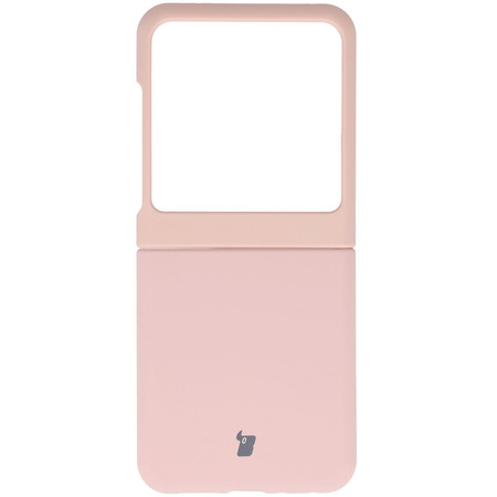 Silikonowe etui Bizon Soft Case do Motorola Razr 50, jasnoróżowe