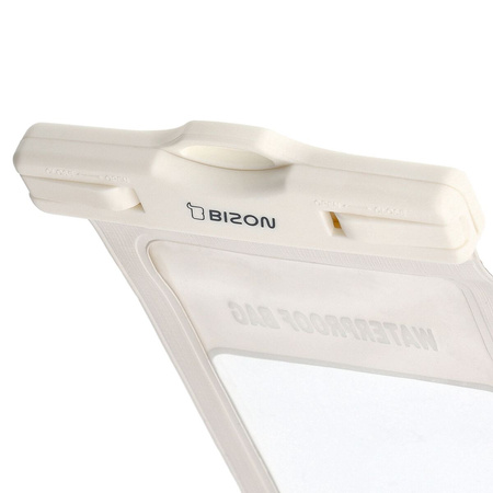 Etui wodoszczelne Bizon Case Hydrowrap, 2 sztuki, ecru