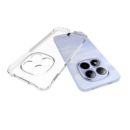 Elastyczne etui Bizon Case Salpa do Xiaomi Redmi Note 15 Pro 5G, przezroczyste